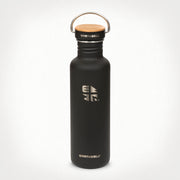  27oz (800 ml) Earthwell® Woodie™  Bottle w/ Maple Cap - Volcanic Black
