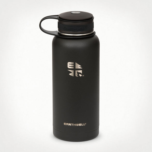 CUSTOM WATER BOTTLE 16 Oz Powder Coating With 3 Lids Straw Tea