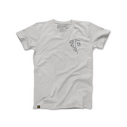 Earthwell Men's Bear Mountain Graphic T-Shirt / Light Grey / Front