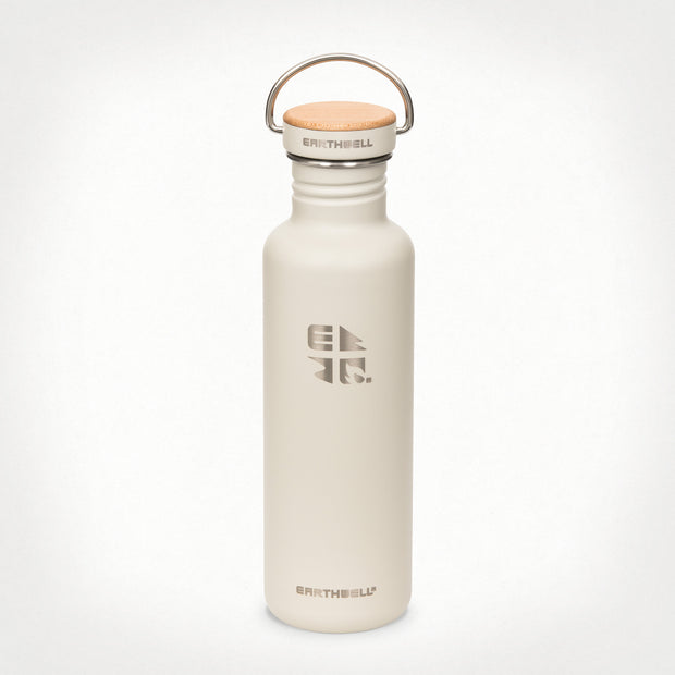  27oz (800 ml) Earthwell® Woodie™  Bottle w/ Maple Cap - Baja Sand