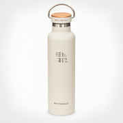  22oz (650 ml) Earthwell® Woodie™ Vacuum Bottle w/ Maple Cap - Baja Sand