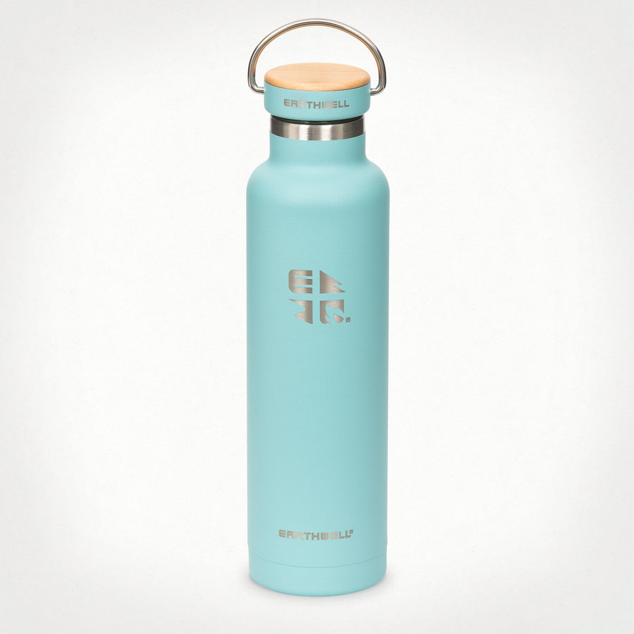 22oz Earthwell® Woodie™ Standard Mouth Vacuum Insulated Bottle