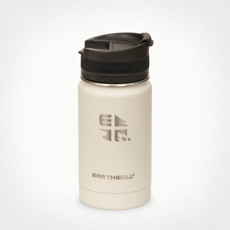 12oz (355 ml) Earthwell® Roaster™ Vacuum Insulated Bottle - Baja Sand